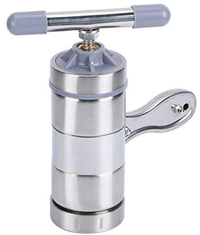 Tbest BeekeeSupplies Tragbarer Honigextraktor aus Rostfreiem Edelstahl, Manueller Honigpresser, Honigpresse, Honigextraktor, Handgehalten