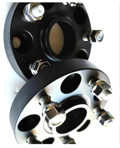 Distanziali Ruote Adattatore Accoppiamento Ruote Alluminio 5 * 120|72.6|Per Land Per Rover Per Discovery Per Range Per Rover Per Sport Per LR4 Per LR3(20mm Black)