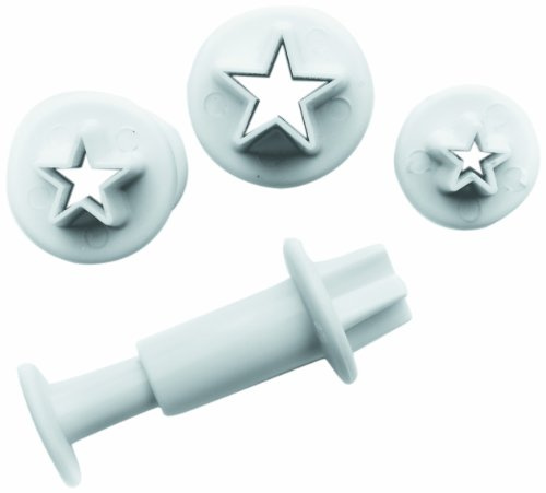 Ibili 788403 - Set 3 cortadores con expulsor Estrella