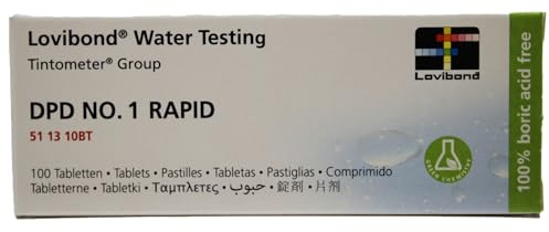 Lovibond DPD No 1 Rapid Dissolve Tablets. 100 Box