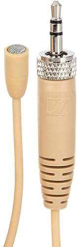 Sennheiser Pro Audio Condenser Omni Lavalier, Beige, (MKE ESSENTIAL 3.5mm)