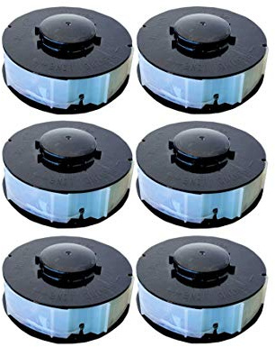 6 Spulen passend für GC-ET 4530 Rasentrimmer Fadenspulen Ersatzfadenspulen