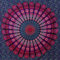 MOMOMUS Arazzo da Parete Mandala - Arte Murale Etnico 100% Cotone - Ideale come Arazzo Mandala da Parete, Telo Mandala per Muro e Telo Indiano per Sala Yoga - Lilla, 210x230 cm