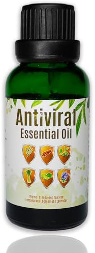 Antiviral Lungs & Airways Remedy. The 6 Most Powerful Natural Virus Killing Essential Oils Blended to Combat Viruses, Bacteria, Bugs & Germs. Antibacterial. Steam, Spray, Inhale, Diffuser & Bath.