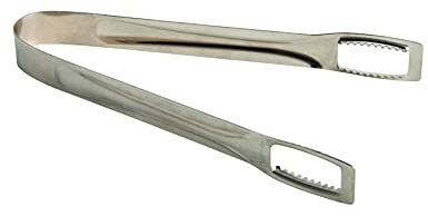 Arc Cardinal Hospitality Chris Adams Arcoroc Mix Collection Ice Tongs, 6.5, Stainless Steel