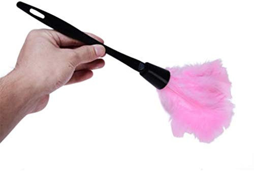 35cm doux microfibre mini propre anti statique dinde plume plumeau nettoyeur de fibres pinceau rose élégant et populaire Utile et agréable