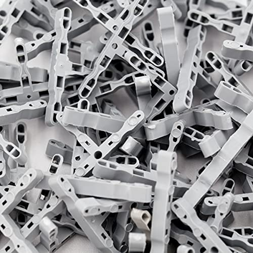 Serenissima - Set mit 500 Distanzhülsen T-Fliesen aus Kunststoff PVC gleichmässig Abstand Platz 3 mm Baustelle, Wand