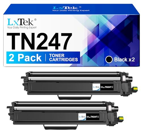 TN247 TN-247BK für Brother TN-243CMYK für Toner Brother MFC L3750CDW | TN243CMYK TN243BK Kompatibel für Toner Brother DCP-L3550CDW MFC-L3750CDW HL-L3210CW HL-L3230CDW MFC-L3770CDW (2 Schwarz)