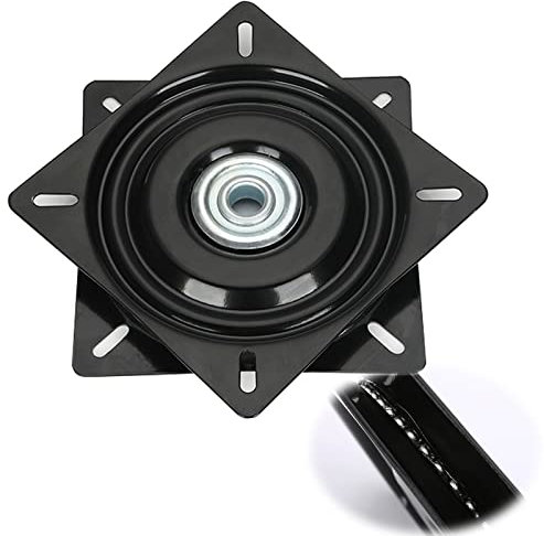 WORDFUN Drehscheibe Drehteller Quadrat Schwarz Hardware Hochleistungs Die Lager Drehteller Für Regale Anzeigen, Möbel, Fernsehtisch, Küchenregal (1 Stück)