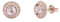 Ted Baker Soletia Solitaire Sparkle Crystal Stud Earrings For Women (Rose Gold Tone/Crystal)