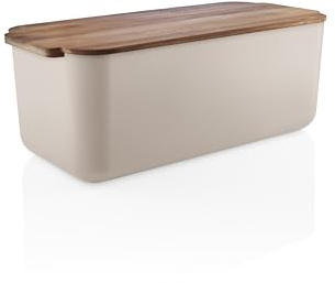 Eva Solo | Brotkasten | Bietet ansprechende Aufbewahrung, um Brot frisch zu halten | Dänisches Design und Funktionalität | Sand