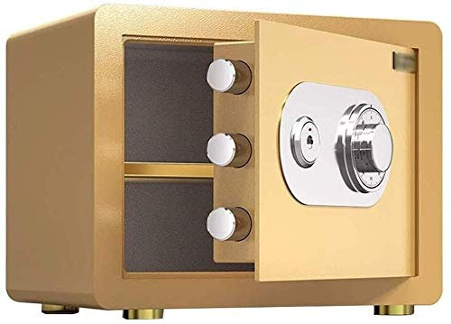 UHJKLA Safe Feuerfester wasserdichter Safe Tresore Heim- und Schließfächer Elektronische Heimbox al My Key Box 25 cm/30 cm Ganzstahl-Haushalts