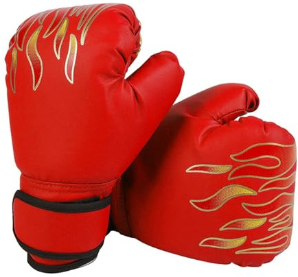 Guanti da boxe per ragazze, guanti da boxe per bambini, guanti da allenamento con sacco pesante per principianti sportivi per giovani, comodi guanti da boxe per bambini, guanti protettivi D