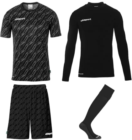 uhlsport Herren Progressive Torwart Set Trikot (4er Pack)