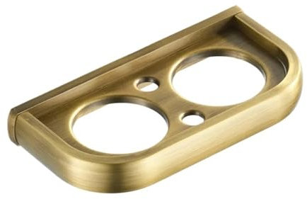 Organizador de portavasos de metal for pared de baño, portavasos de metal, organizador de vasos de pared con ventosa, sin taladro, adhesivo, for cocina, baño, sala de estar, oficina, almacenamiento