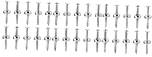JOINPAYA Guitar Fixing Buckle Elektrische Gitarre Gitarren-bass-zubehör Gitarrenhalsverbindung Gitarrenkörperverbindung Schrauben Buchse Für Gitarrenhalsgelenk Metall Silver