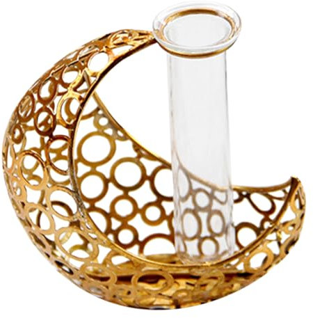 TOYANDONA Vase à Fleurs Fer Vase Art Tubulaire pour Plante Hydroponique Ornement De Jardinière Aérienne Pot De Plantes Créatif