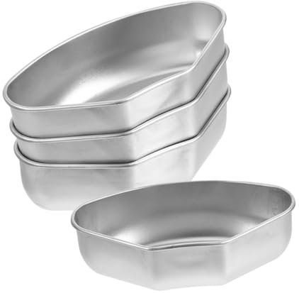 MUCKLILY Caja Vaporera de Acero Inoxidable 4 Bandejas en Forma de Abanico, Superficie Pulida y Versátil para Cocinar Mariscos y Carnes Preparación de Comidas