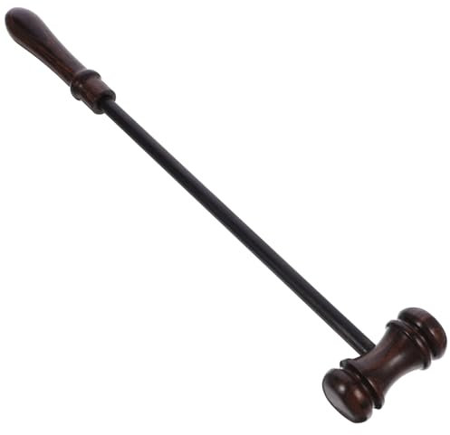 FOYTOKI Marteau De Juge en Bois Massif, Taille Compacte, Marteau De Commissaire-priseur, Maillet Pratique pour Vente Aux Enchères, Usage Professionnel pour Avocats Et Tribunaux