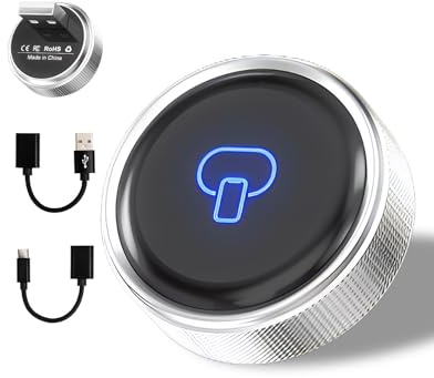Swiftctrl Adattatore wireless per Apple CarPlay e Android Auto - Adattatore Plug and Play, USB e Type-C, converte CarPlay cablato in wireless, compatibile con iOS 10+ e Android 11+