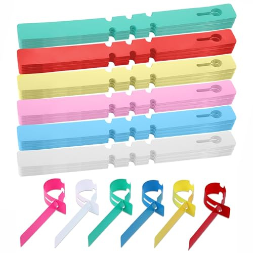 Marcatori per Piante,600 PCS Etichette per Piante in Plastica Impermeabile Marcatori per Orto e Giardino Esterno Targhette Scrivibili per Aiuole Vivai e Piante di Grandi Dimensioni