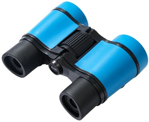 Binocolo per bambini 4X 30 mm Mini telescopio con visione chiara per bambini piccoli con corda, binocolo giocattolo compatto per avventure all'aria aperta, birdwatching, campeggio ed escursionis
