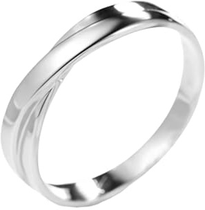 Tolldek Hochzeitsring PT950 Platin, Weiß Labor Erstellt Diamant Klassiker Antragsring Rundschliff, Echt Freundschaftsringe Platin, Gr.60 (19.1)