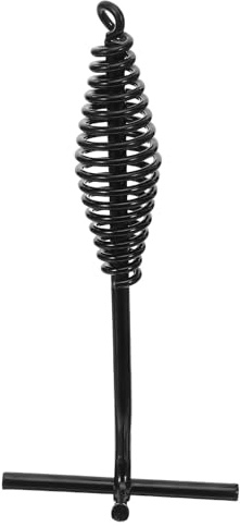 ANDRESLAD Asa Espiral de Hierro Fundido para Tapa de Olla Holandesa 195 CM Gancho Elevador Seguro para Cocina Uso Doméstico y Camping Soporte Resistente para Levantar Tapas de Horno