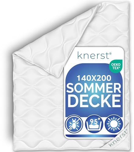KNERST Edredon Verano 140x200, Relleno Nordico Ligero Microfibra Lavable