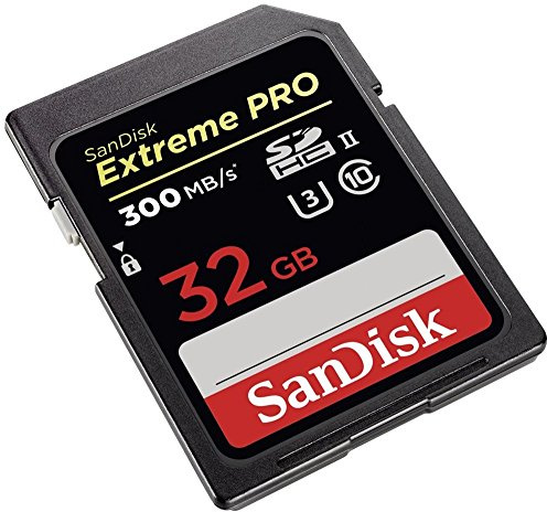 SanDisk Extreme PRO UHS-II 32 GB, Scheda di Memoria, Classe 10, U3, velocità di lettura fino a 300 MB/s