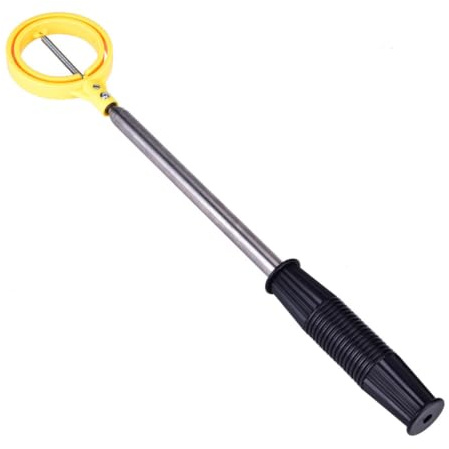 Alomejor Picker Praktische Teleskopantenne Ball Retriever Golfball Pick-Up Werkzeug Executive Kompakt Ball Retriever für 2 Farben(Gelb)