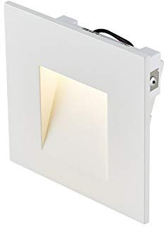 SLV lampada a incasso da parete MOBALA/Illuminazione da parete e soffitto per interni, faretto LED, lampada a incasso, lampada a incasso da soffitto, faretto da soffitto / 3000K 1,3W 14 lm bianco