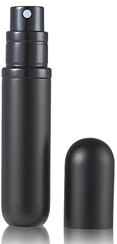 BRARIOS Parfümzerstäuber Nachfüllbar,leer Reise Parfüm Zerstäuber,5ml Mini Portable Sprühflasche,Taschenzerstäuber für Unterwegs(Y-Schwarz)