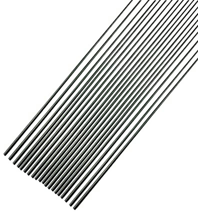 GOONSDS Fiberglas Solid Rod Schwarz FRP Engineering Plastic Bar 20Pcs Long500mm/19.68Inch,Diameter 2mm