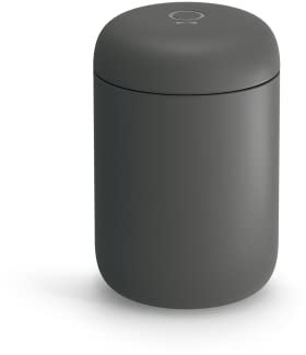 Fellow 12 oz Carter Wide Travel Mug - Wide Mouth Vacuum-Insulated Stainless Steel Coffee Mug - Tea and Coffee Tumbler - Travel Coffee Mug with Ceramic Interior - Slate Grey