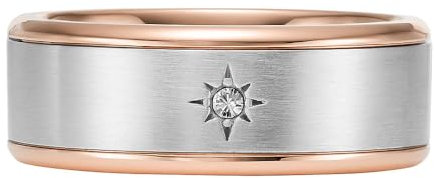 Fossil Herren-Edelstahlband Ringe