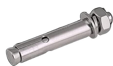 ELEGAM Ankerbolzen, Mauerwerksschrauben, 304 Dehnschraube M6 M8 M10 M12 M14 M16 M20 Bolzen (Länge: M20X150 1 Stück) (M16X200 1 Stück) (M10X70 3 Stück) (M8X90 5 Stück) (Size : M14X120 1pcs)