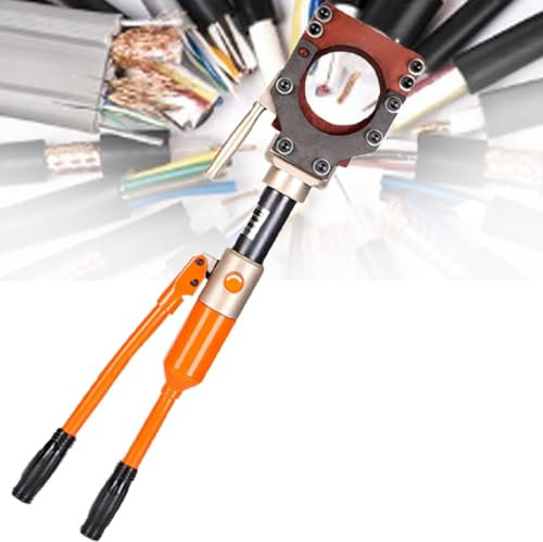 JINTAOMA Ratchet Cable Cutter, Ratcheting Cutter And Wire Cable Cutter, Hand Operated Hydraulic Crimping Tool Range 50mm² To 95mm² For Cu/Al Cable And Armoured Cable,50