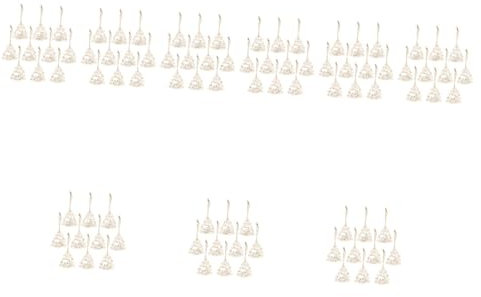 Amosfun Verzierungen 90 Stk Ornament Weihnachtsdekorationen weihnachtliche Holzverzierungen Christbaumschmuck aus Holz zum bemalen Wohnkultur Weihnachtsbaum Bastelmaterial Holzscheiben