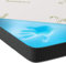 MKS.® Gel Topper 120x200 cm, H3 Matratzentopper mit 7 cm Gel-Memory-Schaum, KomfortKissen Matratzenauflage mit 3D-Luftstrom, Viskoelastische Matratzenauflagen mit abnehmbarem Bambusbezug