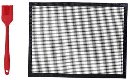 CIMAXIC Tapis De Cuisson pour Barbecue Dextérieur Revêtement en Feuille Robuste Tapis De Cuisson Antiadhésif