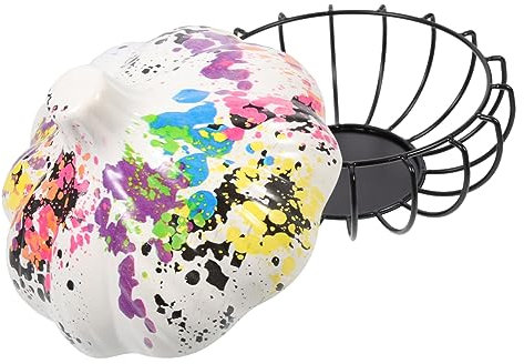 OFFSCH Garlic Storage Basket Fruit Bowl Kitchen Storage Holder Decorative Egg Container