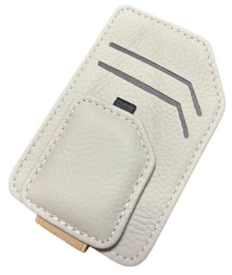 HHGFTIY Brillenhalter für Auto Sonnenblende Brillenetui,Für Audi Q2 Q3 Q4 Q5 Q7 Q8 SQ2 SQ5 SQ7 SQ8 RS-Q3 RS-Q8 Kratzfestes Staubdicht, Schüttelfest,Aonnenblenden Organizer,B