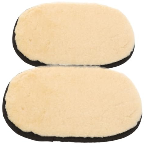 2pcs Car Cleaning Polishing Pads Imitation Lamb Wool for Detailing