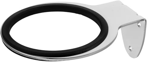 COLLBATH Haartrocknerhalterung Wandhalterung Aus Edelstahl Vorgebohrt Silber Für Badezimmer Und Friseurbedarf Haartrockner Wandständer Zur Wandmontage