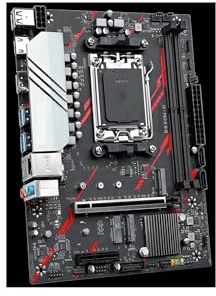 Carte mère B650M-D AM5, Format M-ATX, Compatible avec Les processeurs Ryzen 5 8400F, 8700G, 7400F, 7500F, 7700, 7950X et 9600X, DDR5, ARGB.