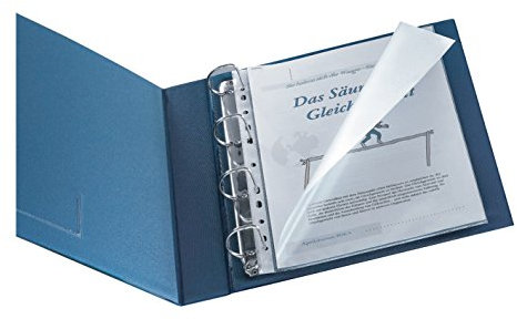 Q-Connect KF00714 Prospekthülle A4 Öffnung oben/links 80mym glasklar, 25 Stück