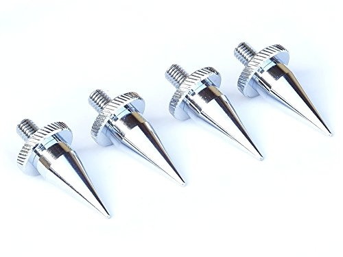 Ricable Custom SK2 (Kit 4 pz) - Spikes Piedini Conici a punta 80 Grammi vite M8