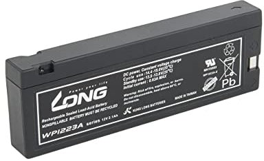 Batteria al piombo acido, lunga, WP1223 A, 12 V, 2100 mAh