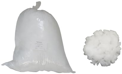 TM Maxx Bastelwatte Füllwatte Öko-Tex 100 1000Gramm Grundpreis für 1Kg-9,99Euro (5000 g (5 kg) - ca. 250 Liter)